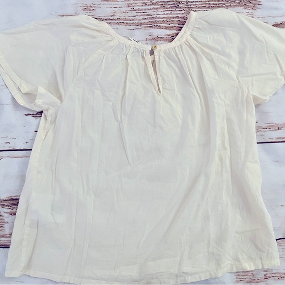H&M organic cotton ivory blouse - Picture 7 of 9